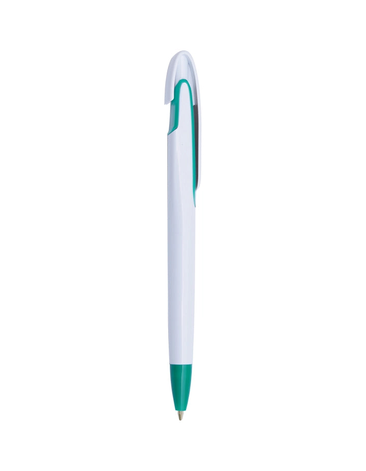 Green Promotional Plastic Pen – Customizable – 147×11mm